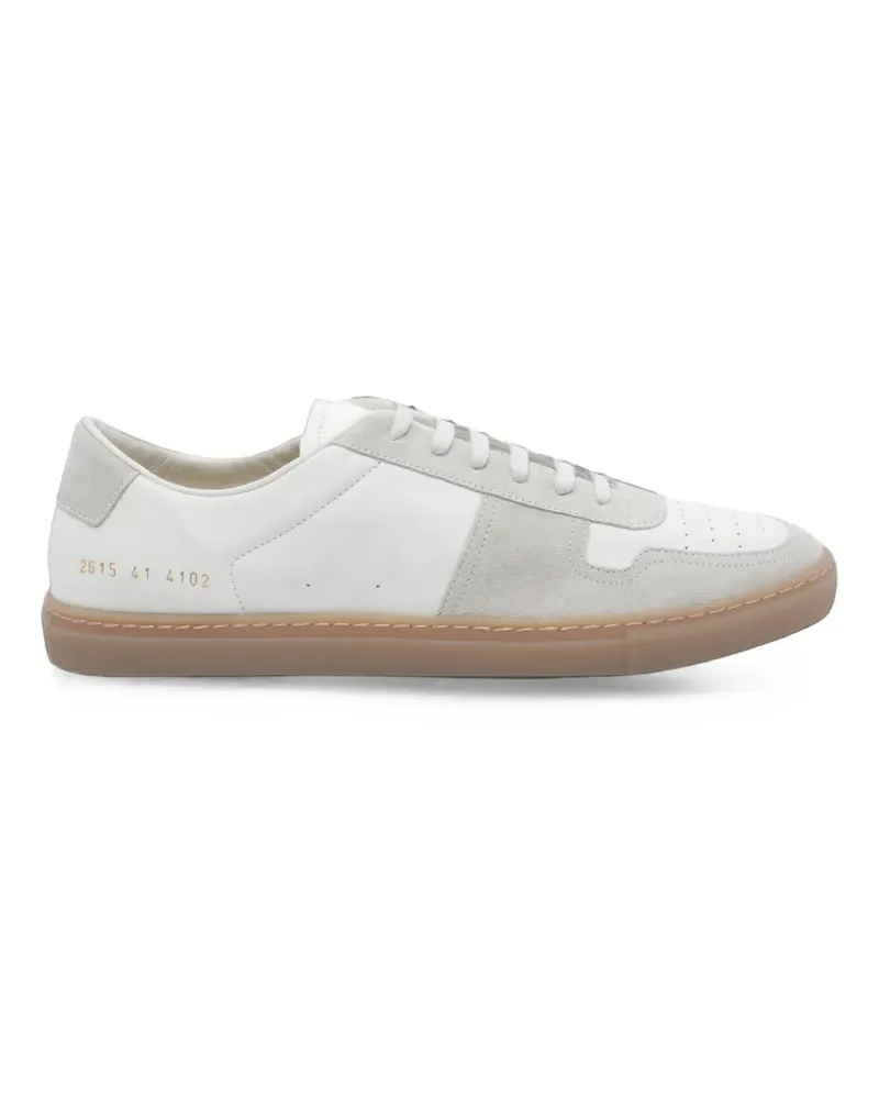 Common Projects Sneakers mit Wildledereinsatz - Weiß Weiß