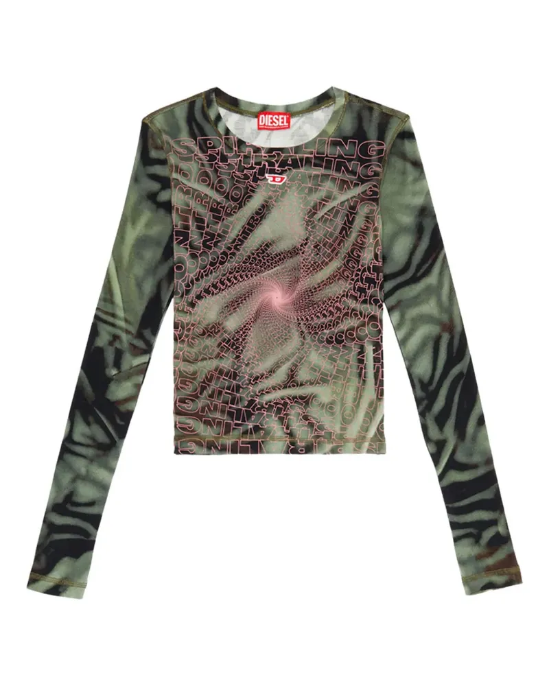 Diesel T-Banes-NC T-Shirt - Grün Grün