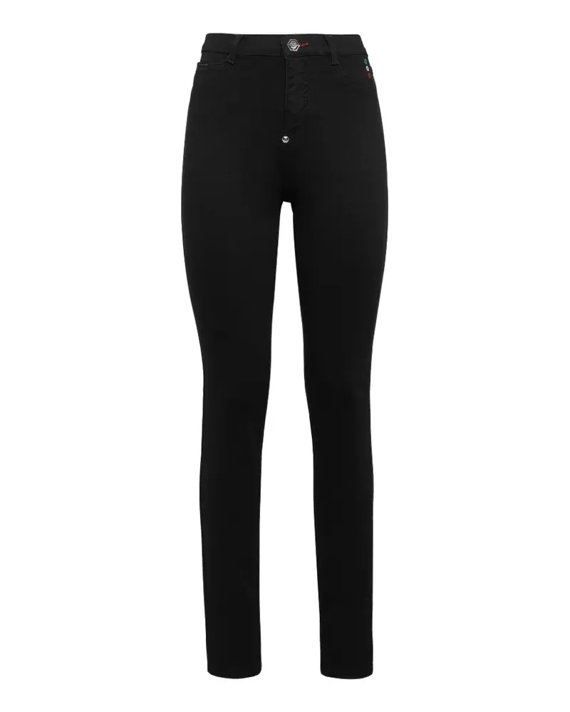 Philipp Plein high-waist jeggins - Schwarz Schwarz