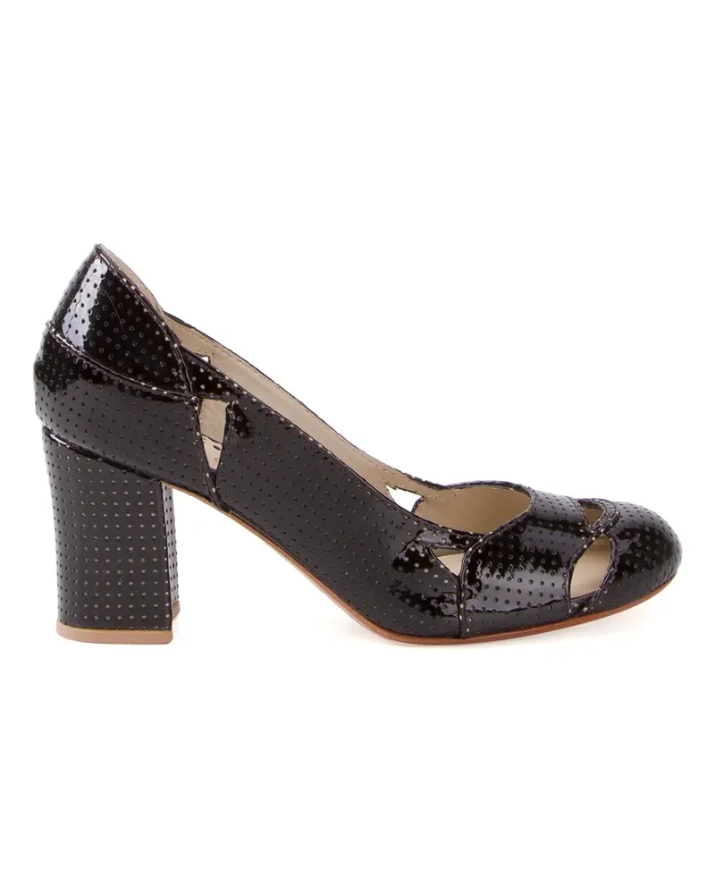 Sarah Chofakian Pumps aus Lackleder - Schwarz Schwarz