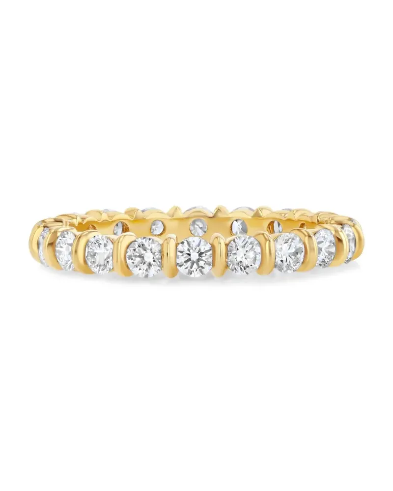Lizzie Mandler 18kt Bubble Gelbgoldring mit Diamanten Gold