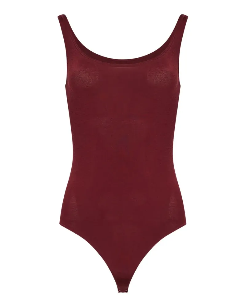 Wolford scoop-neck thong bodysuit - Rot Rot