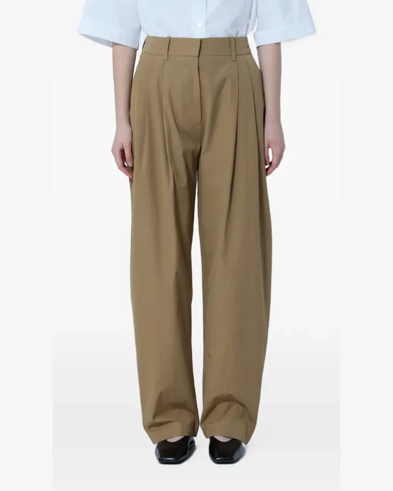 Studio Nicholson pleated tailored trousers - Grün Grün