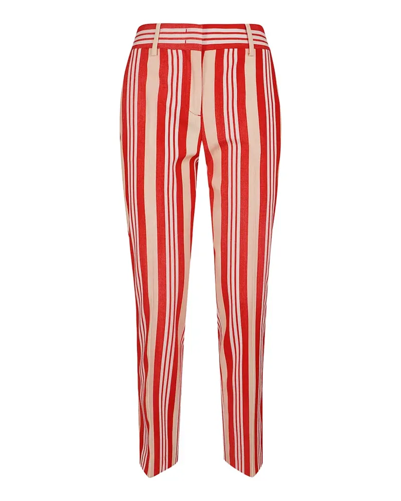 Ermanno Scervino striped tailored trousers - Rot Rot