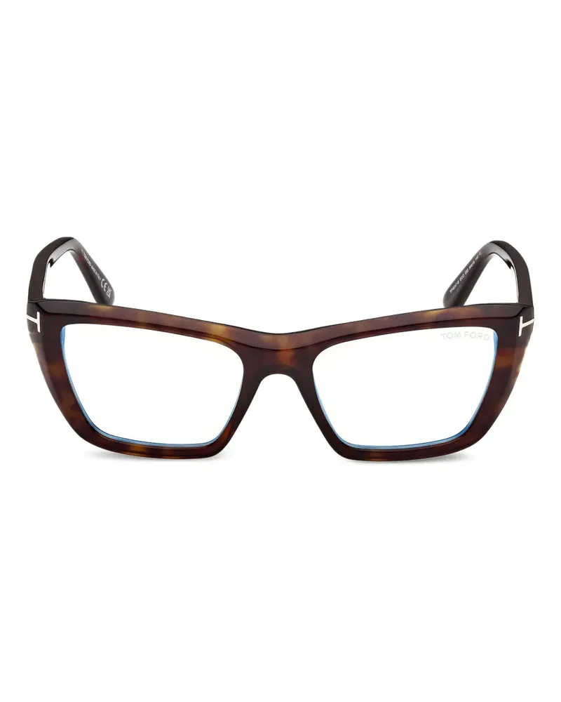 Tom Ford Klassische Cat-Eye-Brille - Braun Braun