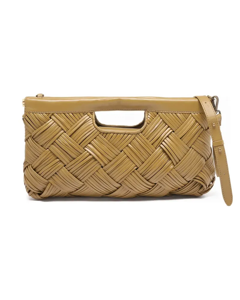 Officine Creative Italia Helen/026 Tote Bag aus gewebtem Leder - Gelb Gelb
