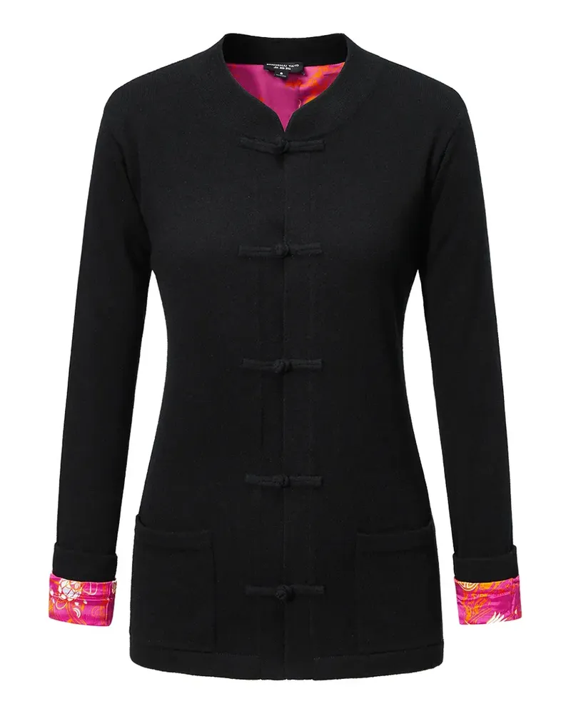 Shanghai Tang Tang cashmere cardigan - Schwarz Schwarz