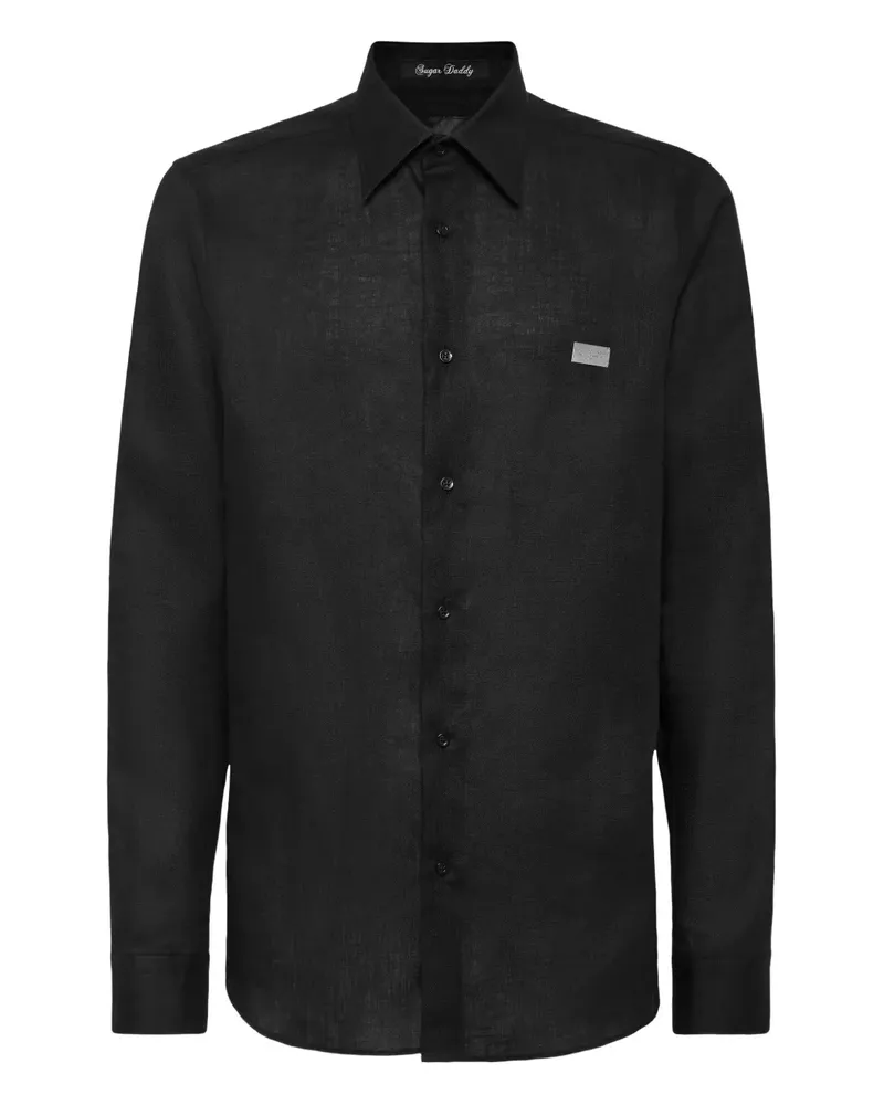 Philipp Plein Sugar Daddy Hemd - Schwarz Schwarz