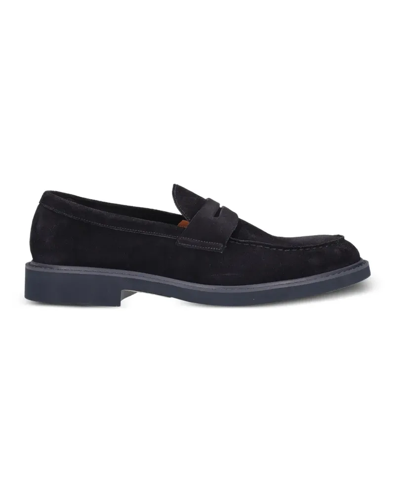 Doucal´s Loafer aus Wildleder - Blau Blau