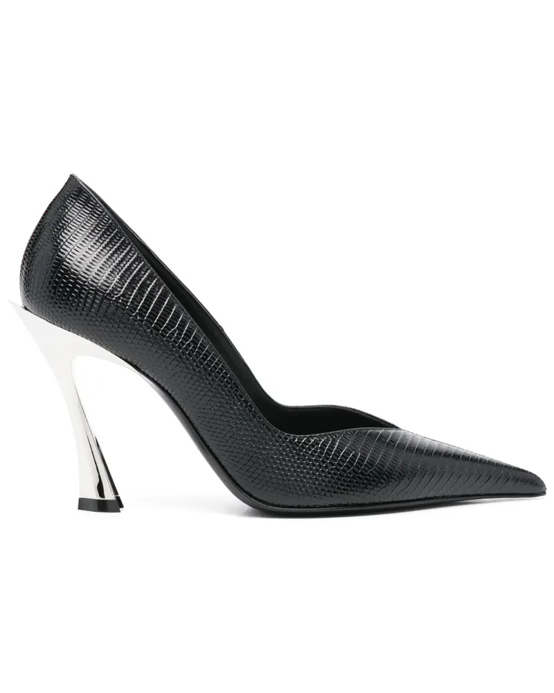 Thierry Mugler Fang Pumps 100mm - Schwarz Schwarz