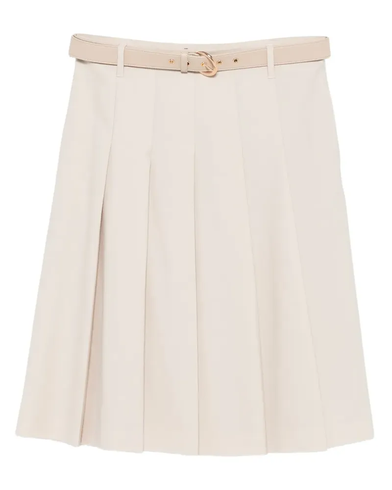 Max Mara Midirock mit Gürtel - Nude Nude