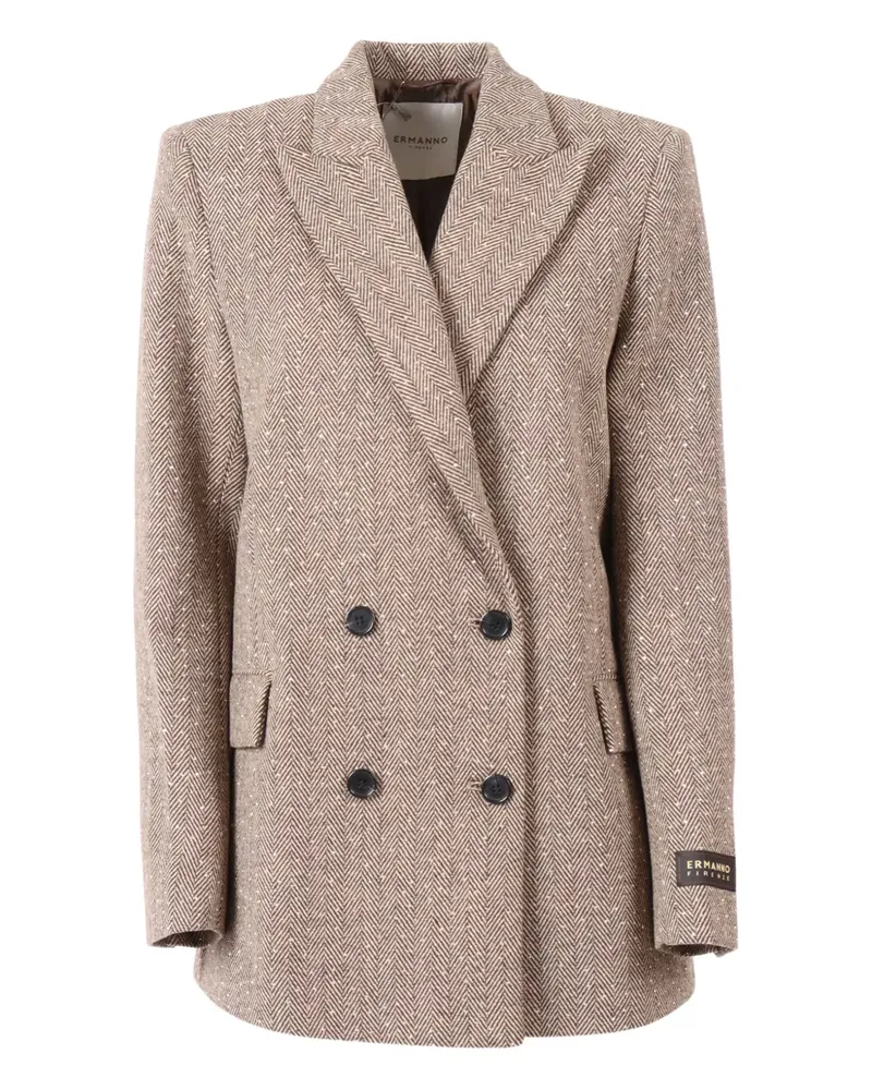 Ermanno Scervino double-breasted blazer - Nude Nude