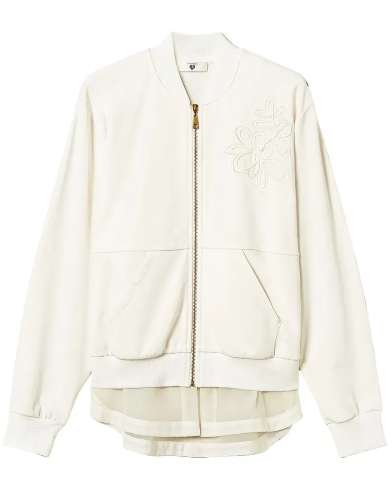 Twin-Set Bestickter Cardigan - Weiß Weiß