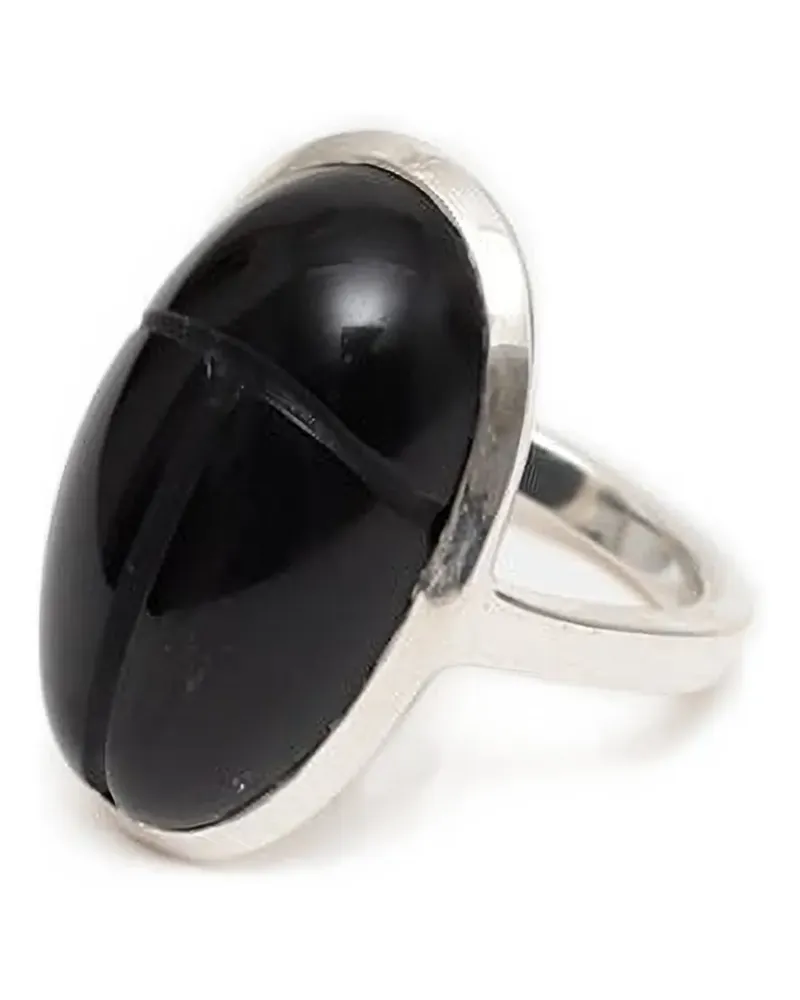 Sophie Buhai carved scarab ring - Silber Silber