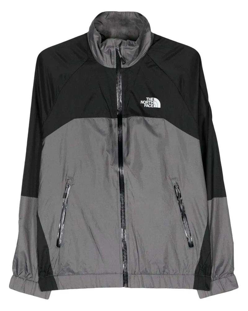 The North Face Wind Shell Jacke mit Reißverschluss - Grau Grau