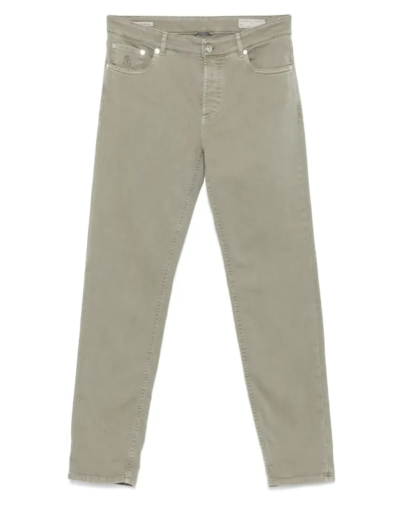 Brunello Cucinelli Hose mit geradem Bein - Grün Grün
