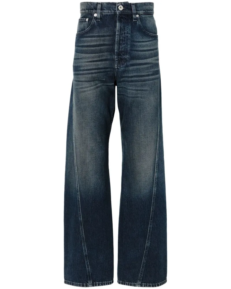 Lanvin Twisted Jeans - Blau Blau