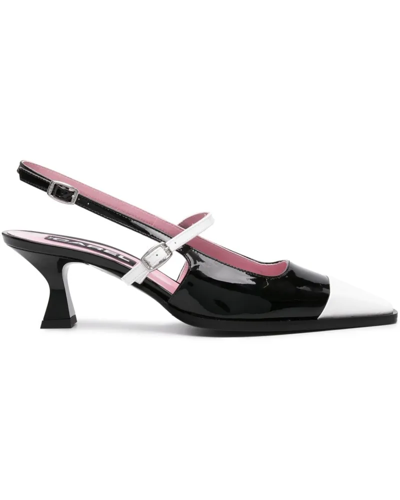 Carel Cecile Slingback-Pumps 50mm - Schwarz Schwarz