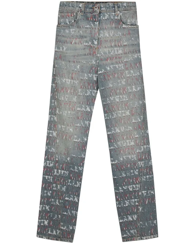 Lanvin x Future halbhohe Straight-Leg-Jeans - Blau Blau