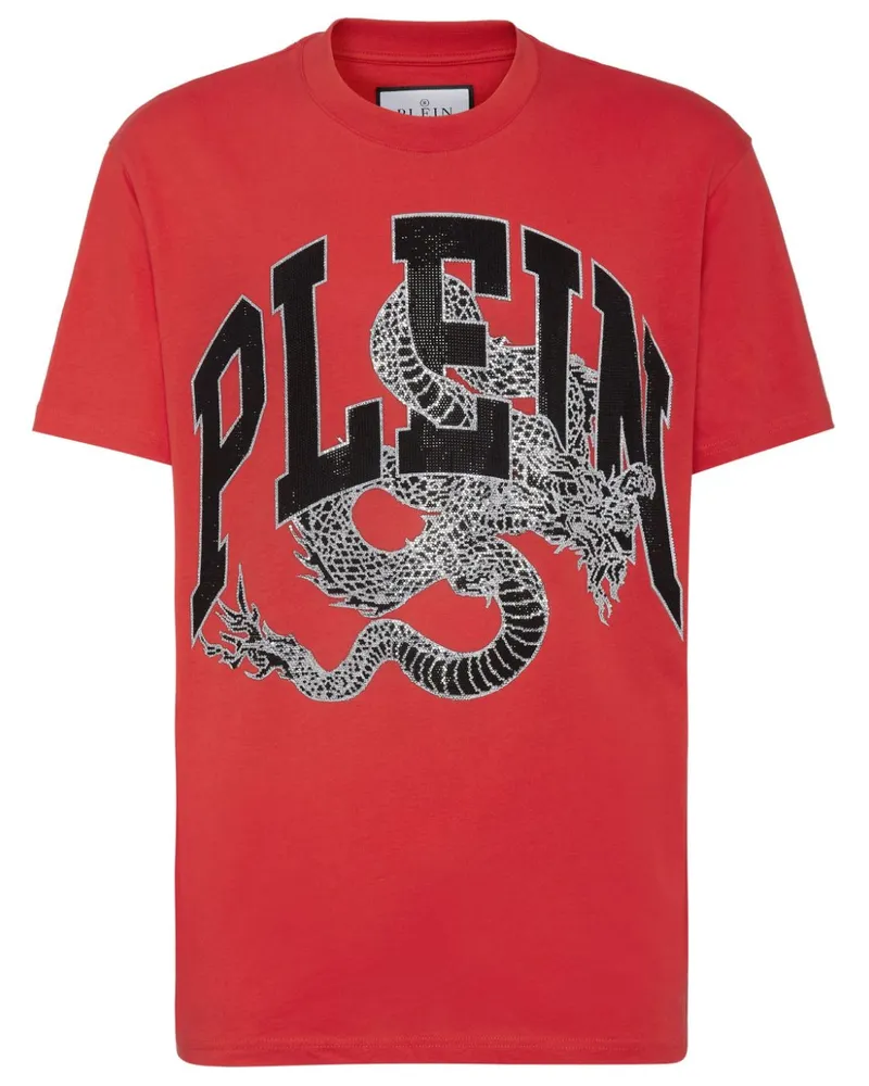 Philipp Plein Dragon T-Shirt - Rot Rot