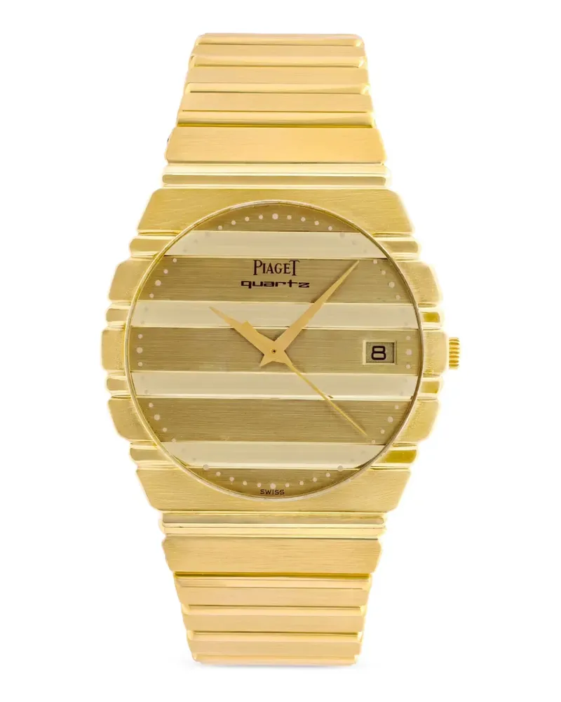 Piaget Polo horizontal-gadroon 34mm watch - Gold Gold