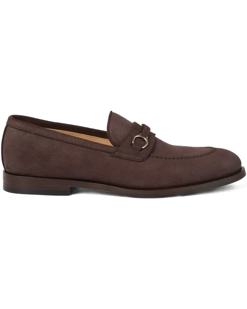 Brunello Cucinelli Loafer mit Stegverzierung - Braun Braun