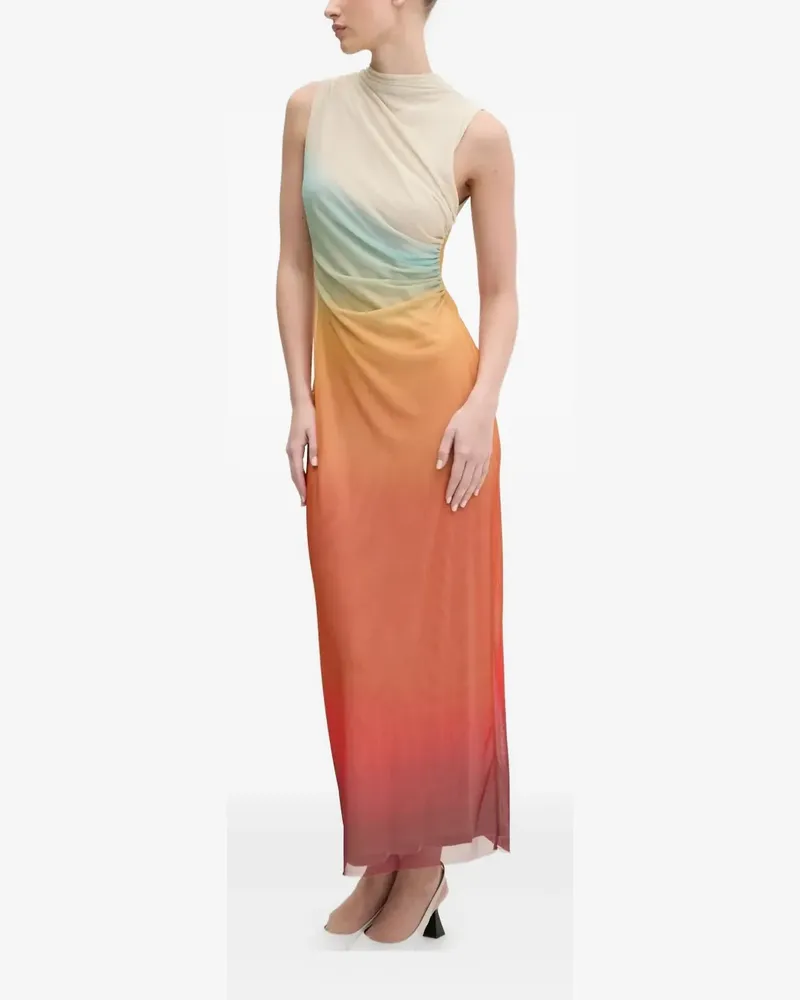 Desigual Maxikleid mit Ombré-Muster - Nude Nude