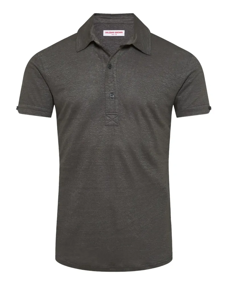 Orlebar Brown Sebastian Poloshirt aus Leinen - Grau Grau