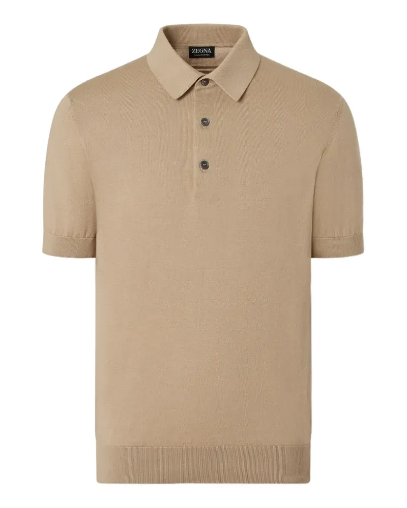 Ermenegildo Zegna Klassisches Poloshirt - Nude Nude