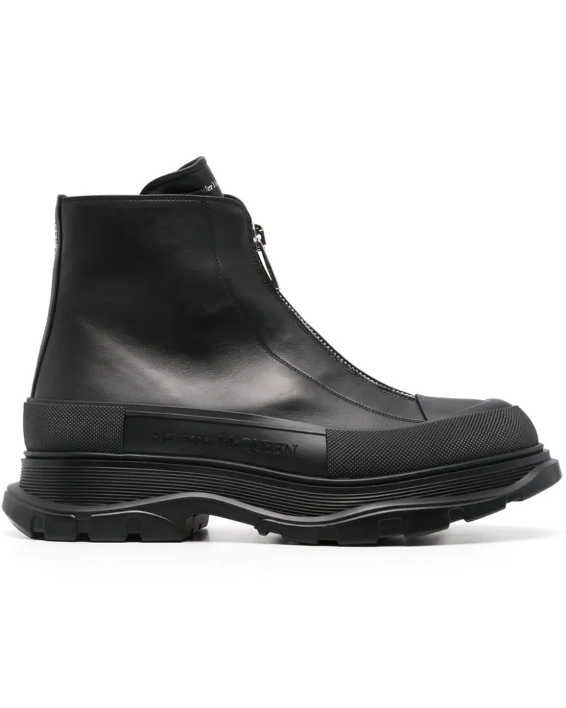 Alexander McQueen Tread Slick Schnürstiefel - Schwarz Schwarz