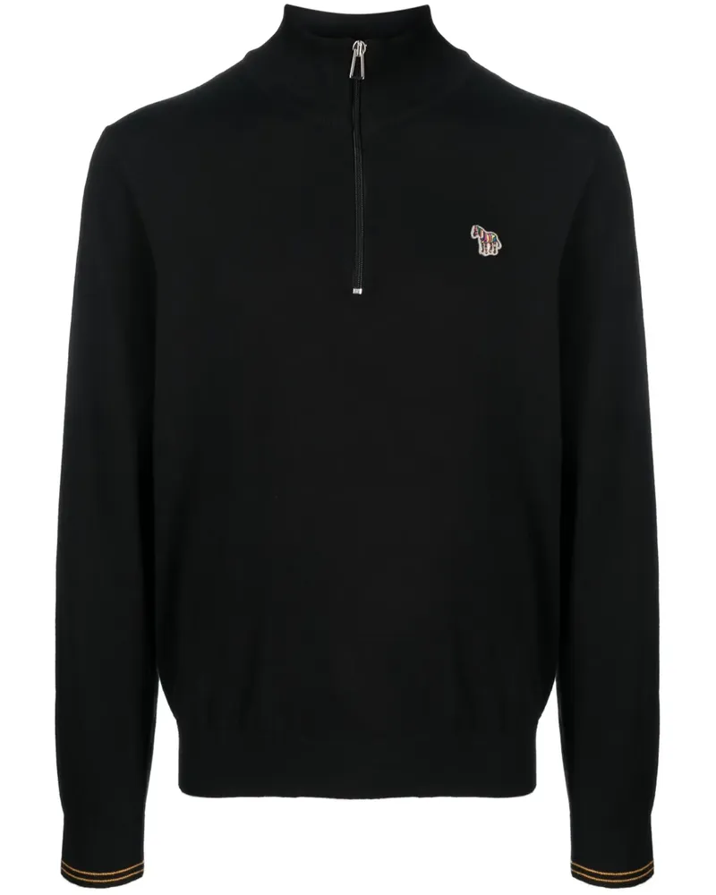 Paul Smith Pullover mit Reißverschluss - Schwarz Schwarz