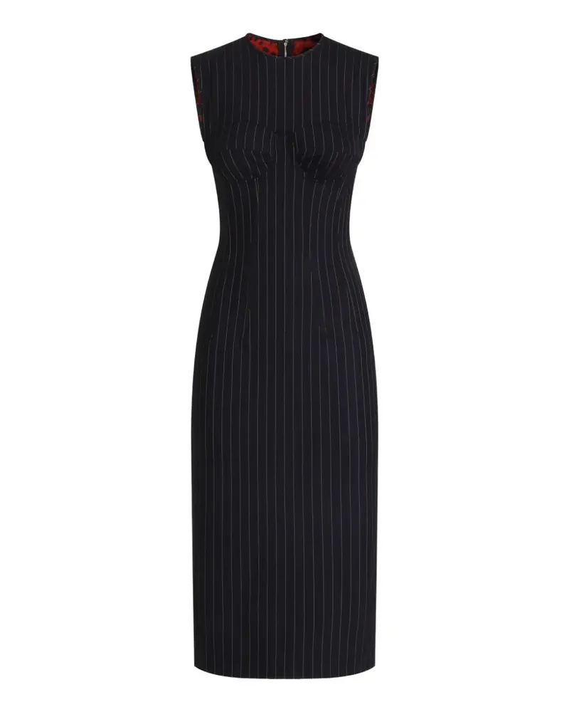 Dolce & Gabbana Etuikleid mit Nadelstreifen - Blau Blau