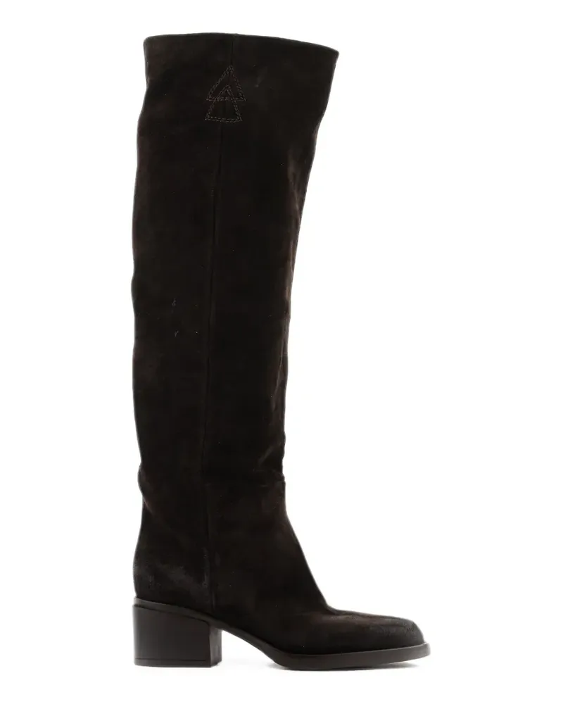 Elena Iachi Eckige Stiefel - Braun Braun