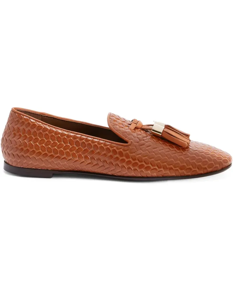 Giuseppe Zanotti Loafer mit GZ-Webmuster - Braun Braun