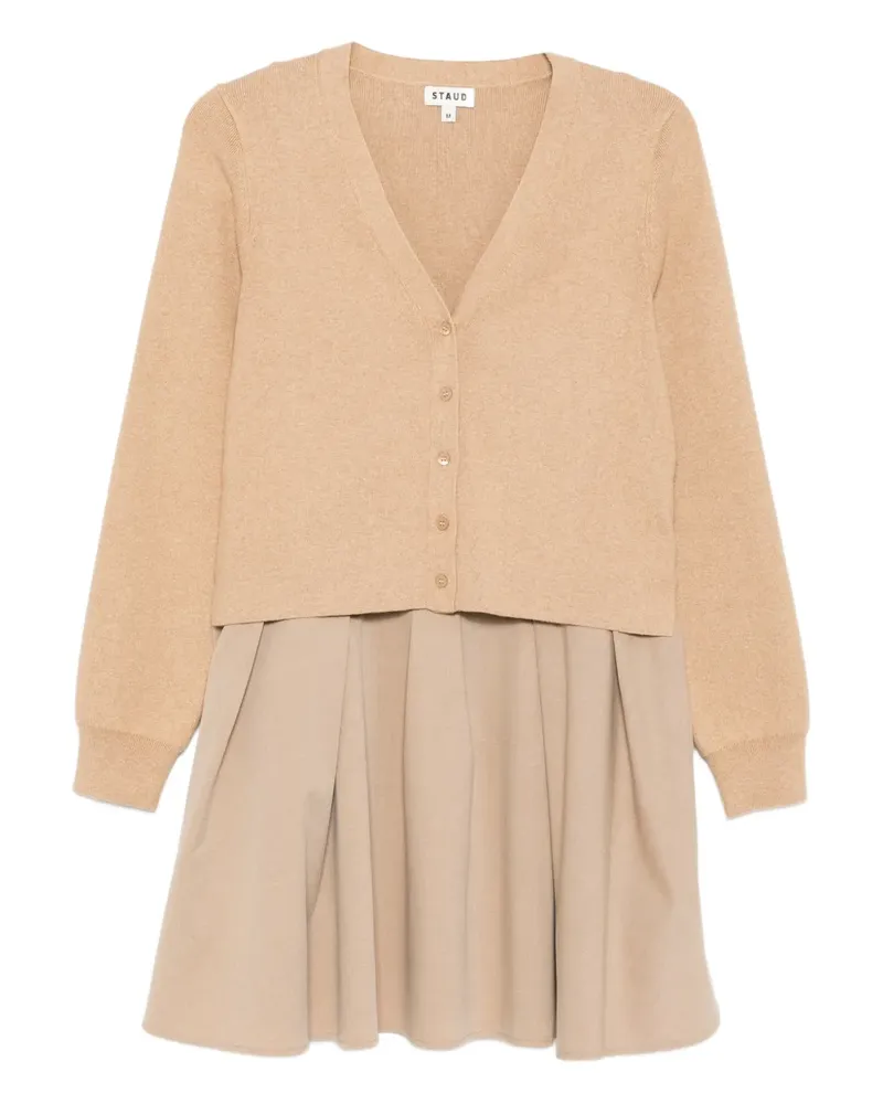 STAUD Milo Kleid - Nude Nude