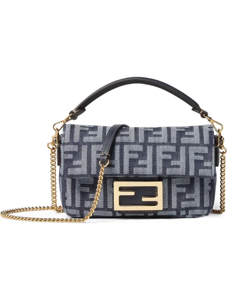Fendi mini Baguette® chain tote bag - Blau Blau