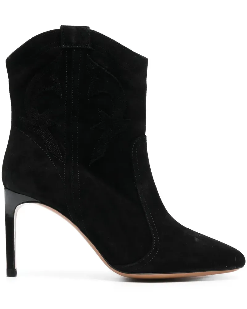 ba&sh Stiefeletten aus Wildleder 80mm - Schwarz Schwarz