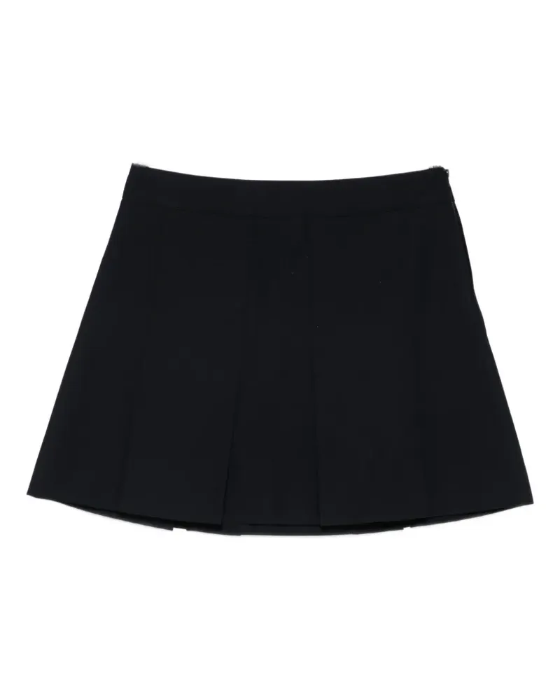 A.P.C. pleated mini skirt - Blau Blau