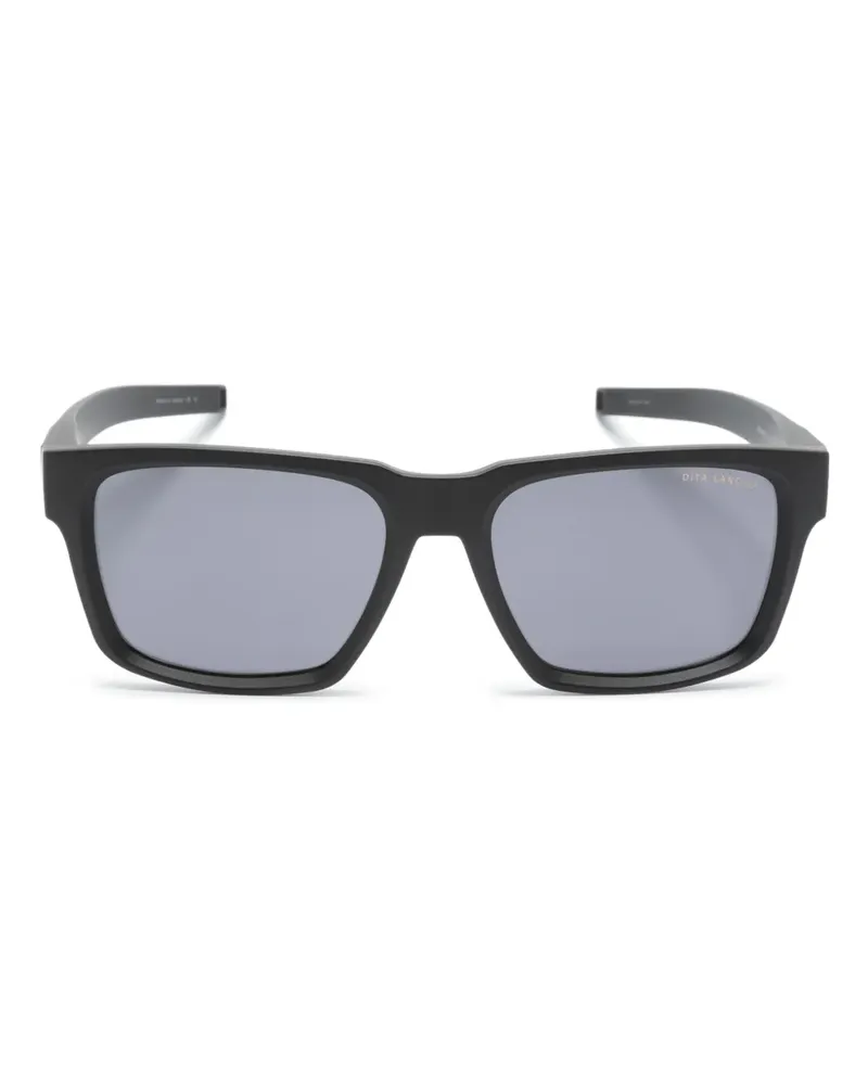 DITA LSA-708 Sonnenbrille mit eckigem Gestell - Schwarz Schwarz