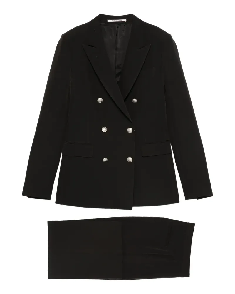Tagliatore Doppelreihiger Anzug - Schwarz Schwarz