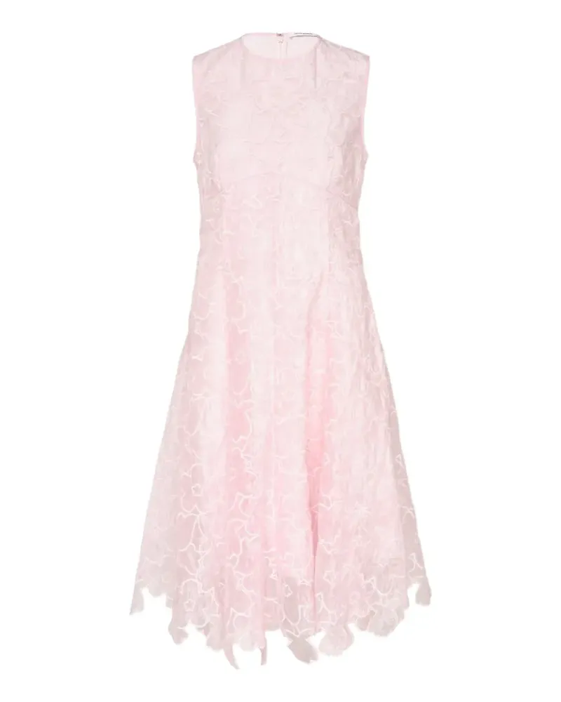 Cecilie Bahnsen Coranita Midikleid mit Stickerei - Rosa Rosa