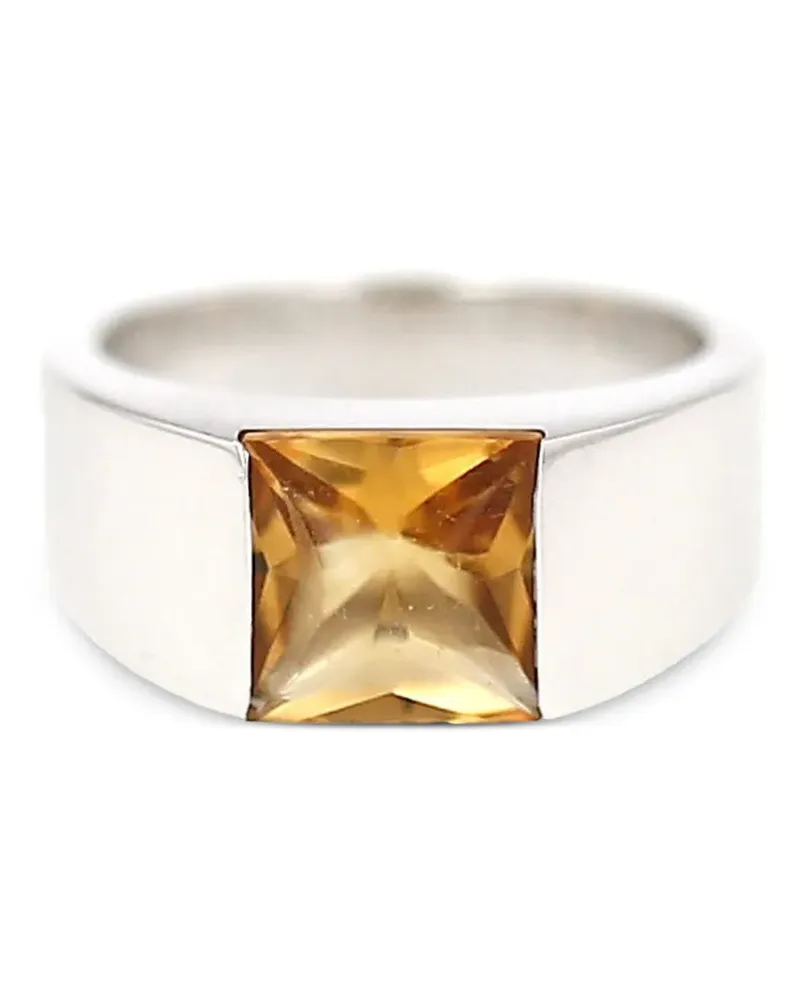 Cartier 1997 Tank citrine ring - Silber Silber