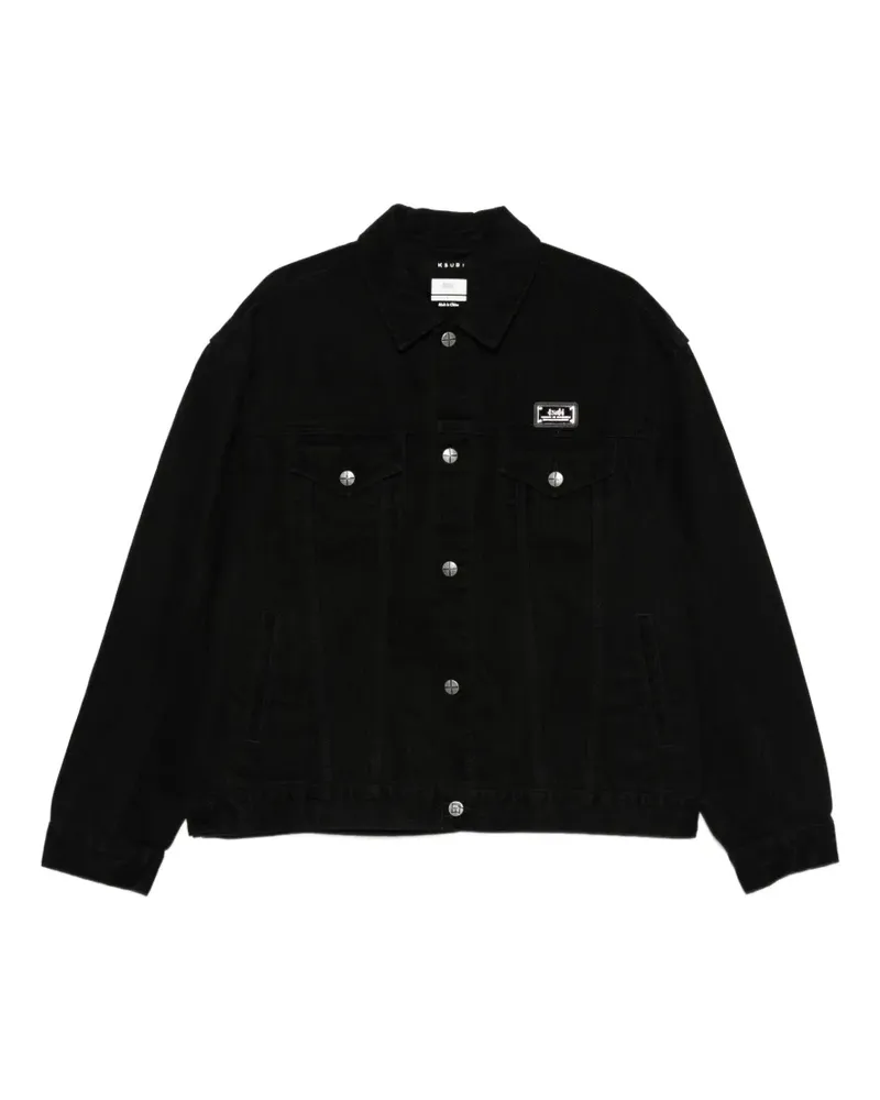 ksubi Oh G flocked jacket - Schwarz Schwarz