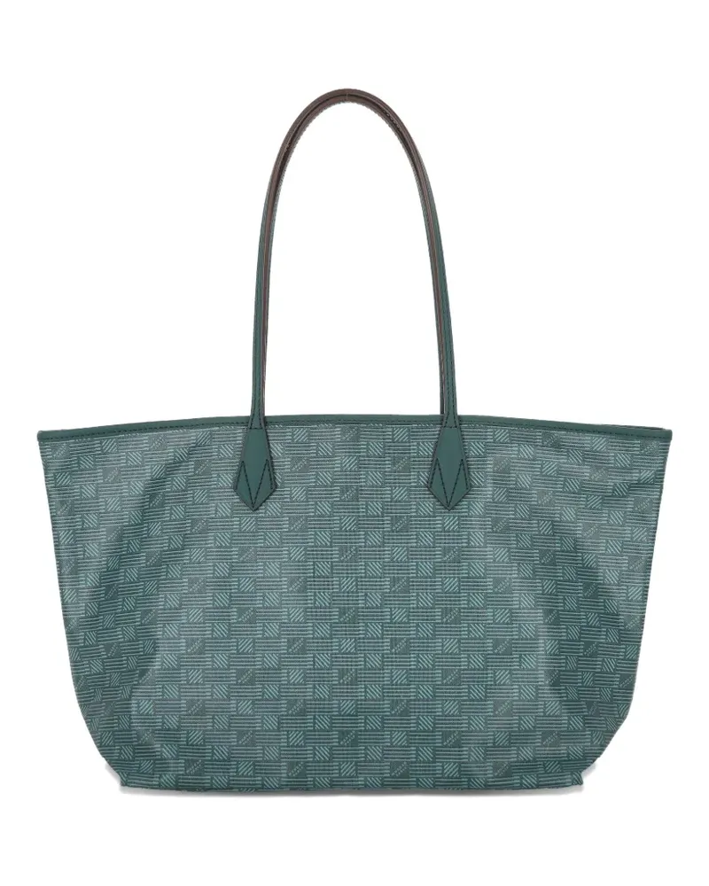 Moreau Paris Gemusterter Shopper - Grün Grün