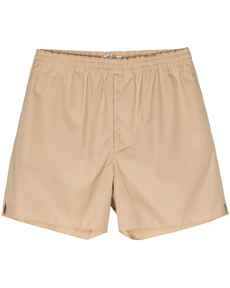 AURALEE High Count Finx Shorts - Nude Nude