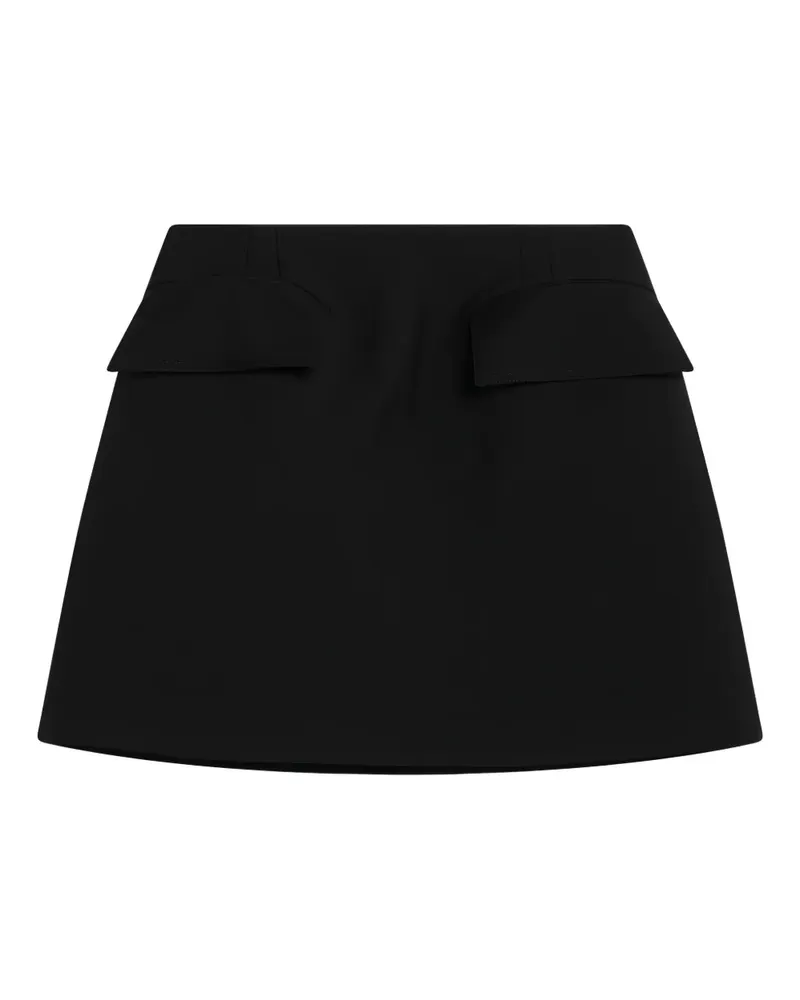 Alexander McQueen Minirock mit Taschendetail - Schwarz Schwarz