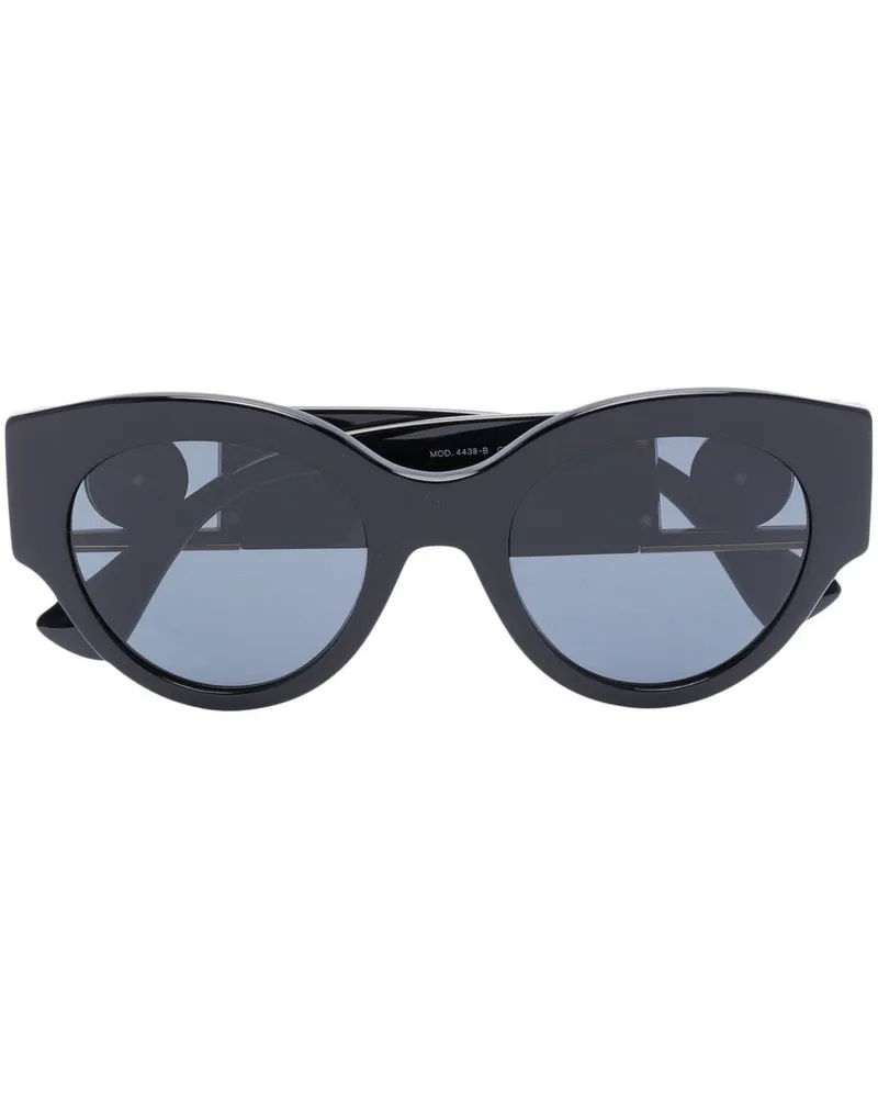 Versace Sonnenbrille mit Medusa - Schwarz Schwarz