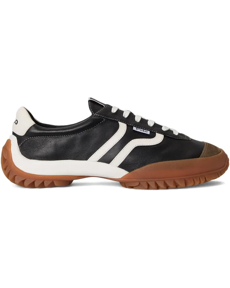 Ralph Lauren Sneakers aus Leder - Schwarz Schwarz