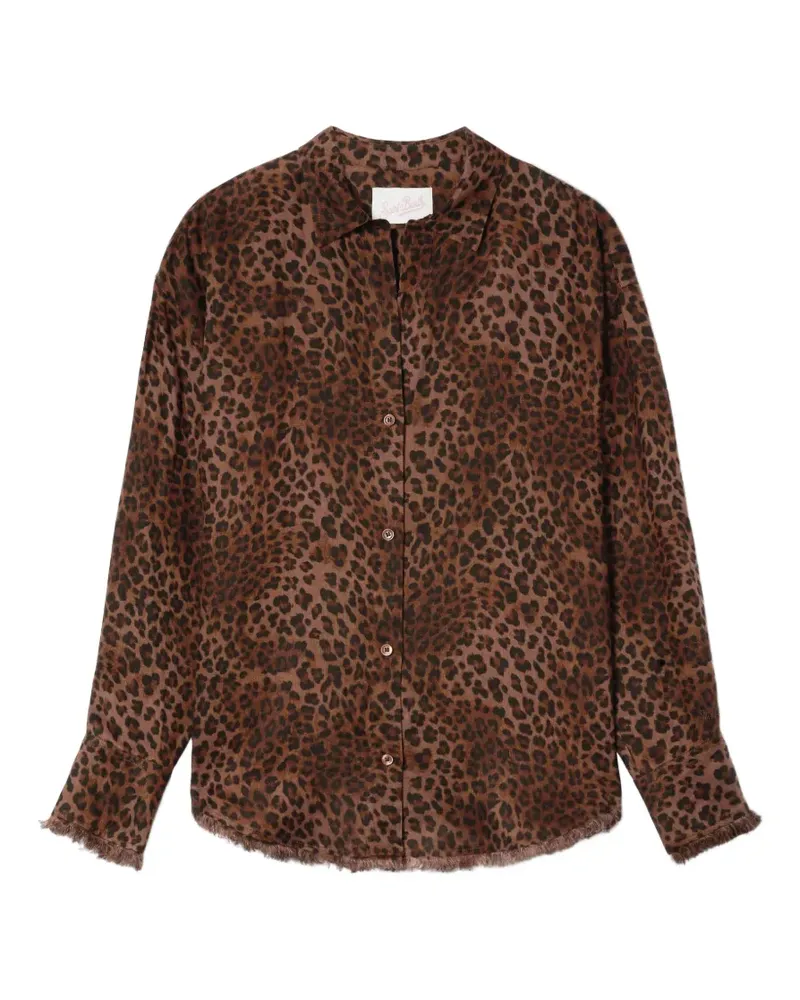 MC2 Saint Barth Cristal Hemd mit Leopardenprint - Braun Braun
