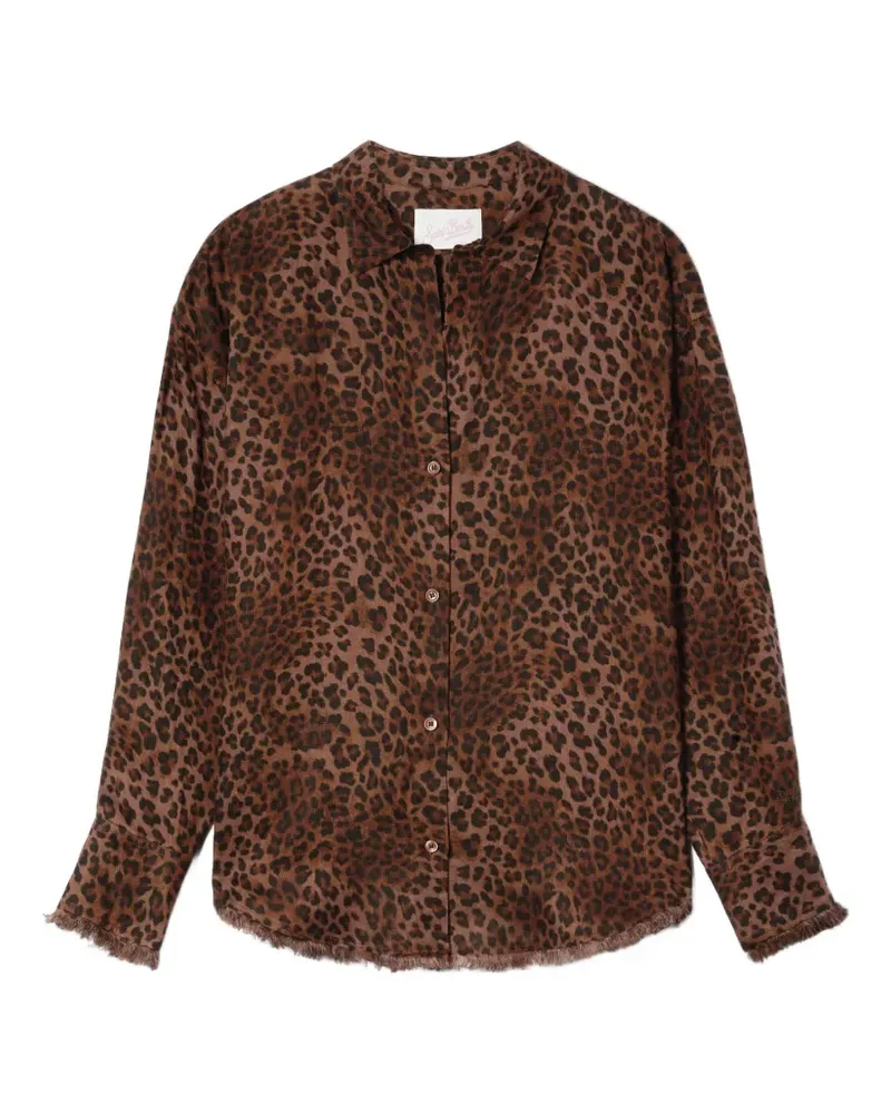MC2 Saint Barth Cristal Hemd mit Leopardenprint - Braun Braun